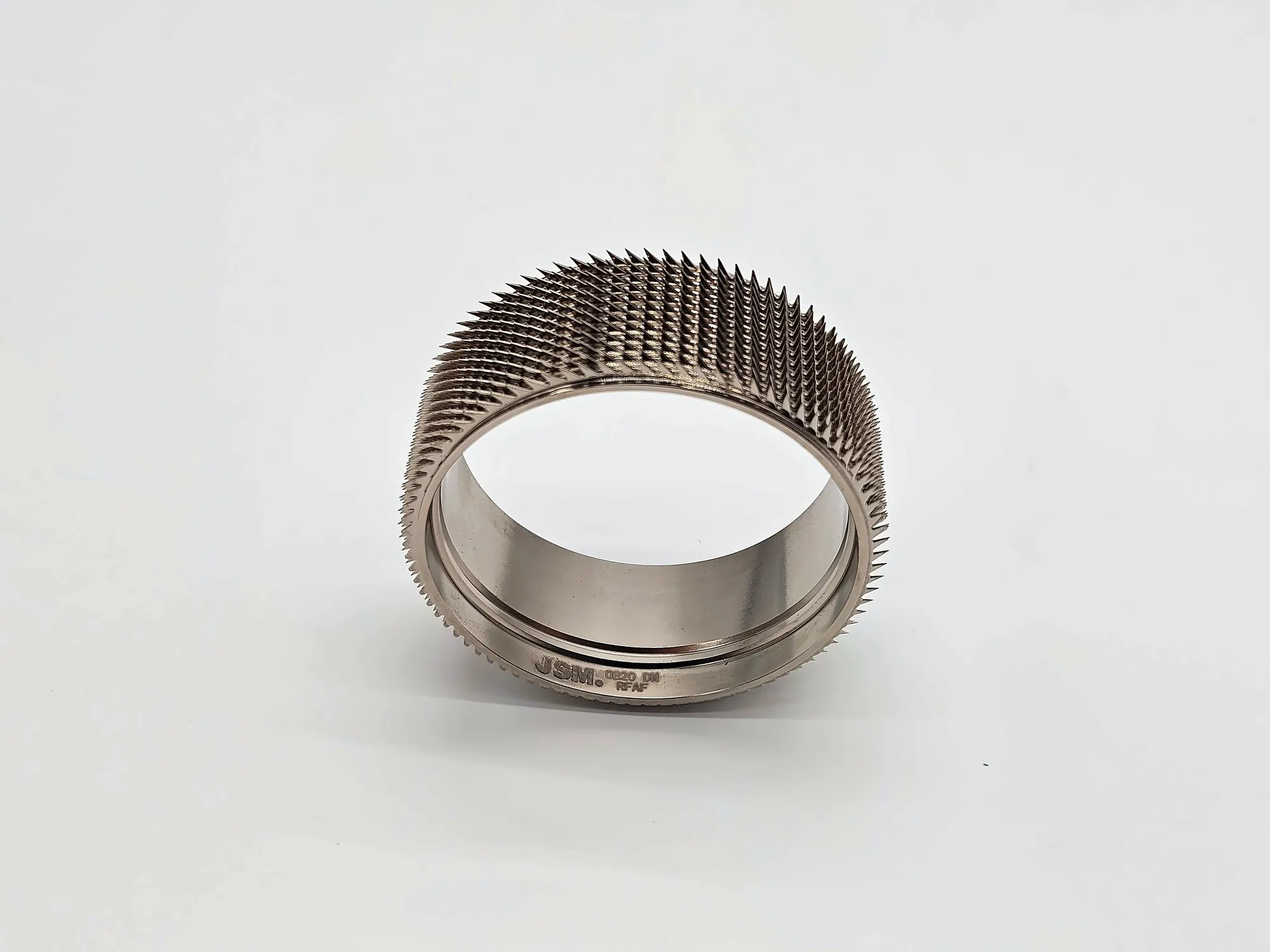 JSM OB20DN DN diamond-coated solid ring (clothing ring), engraved JSM 0820 DN factory marking